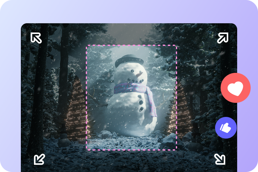 Visual per social media