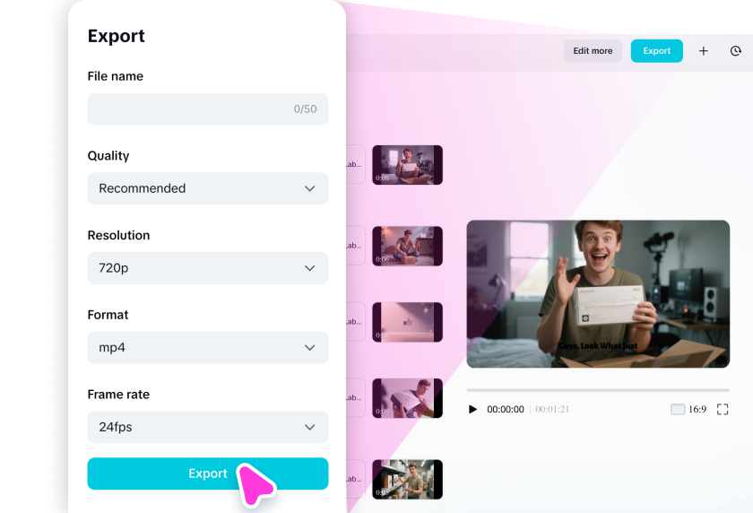 Exportera och dela YouTube-videon