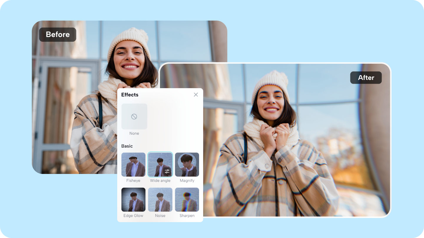 add effects to photos