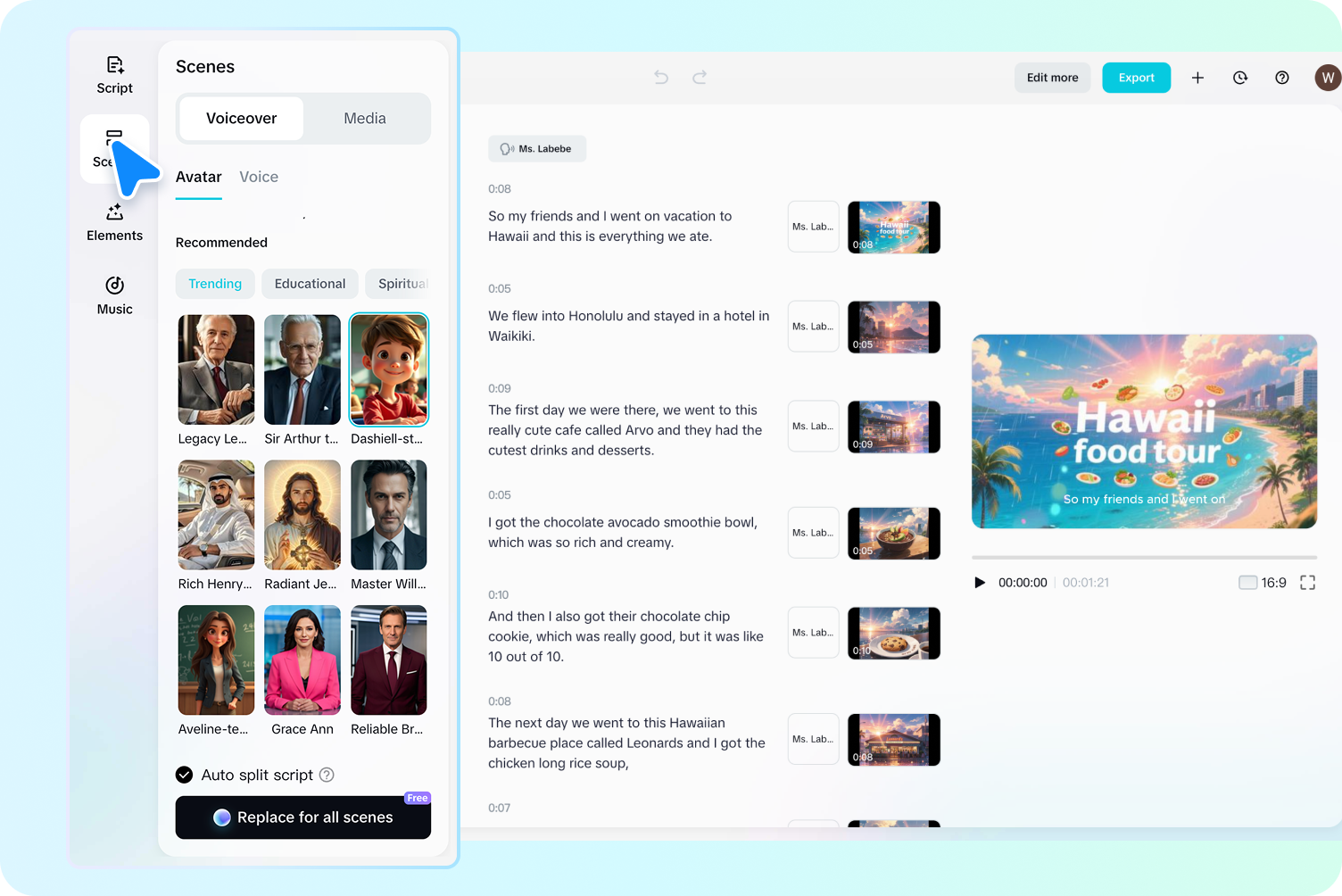 Generate relevant AI media