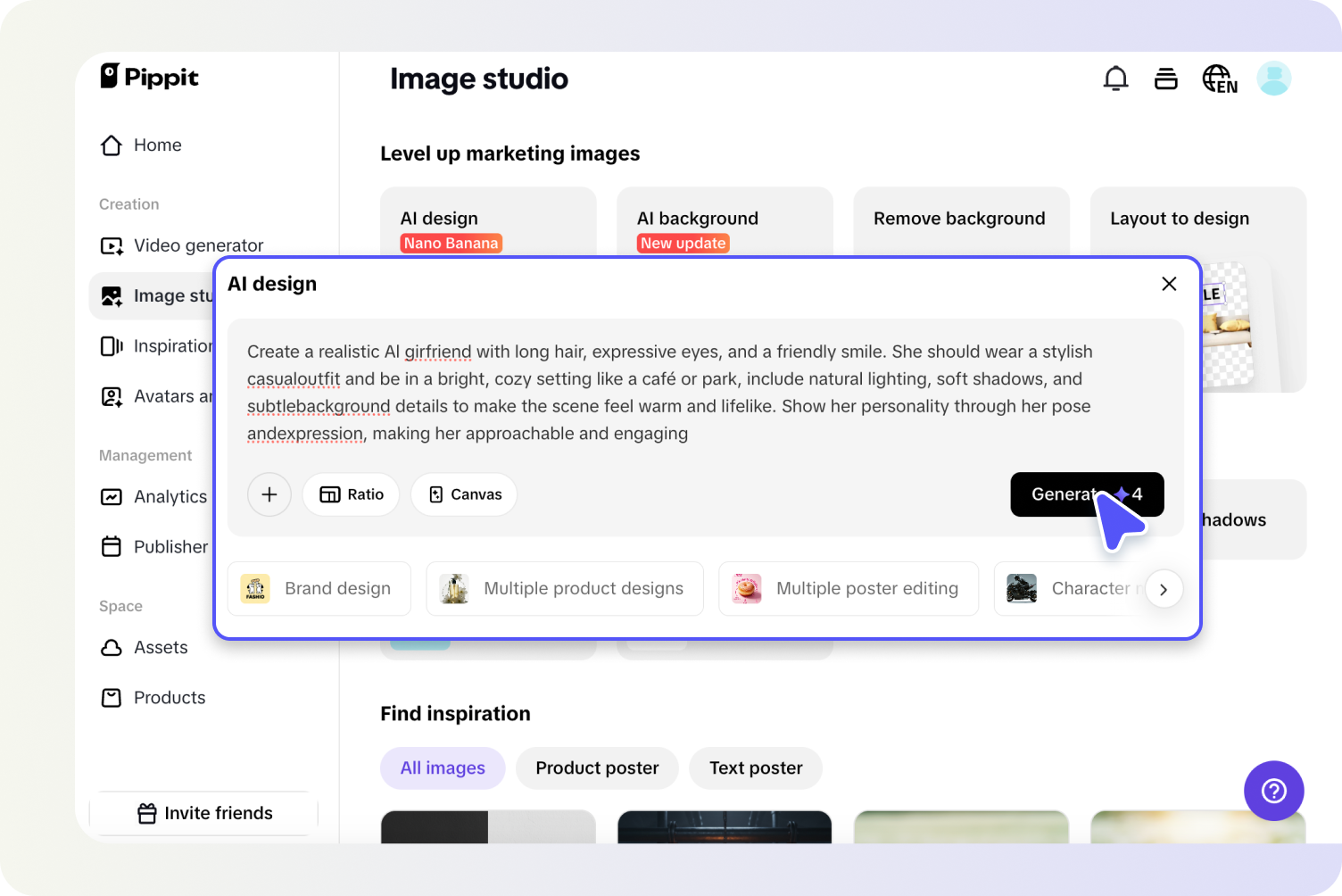 Creating AI girlfriend