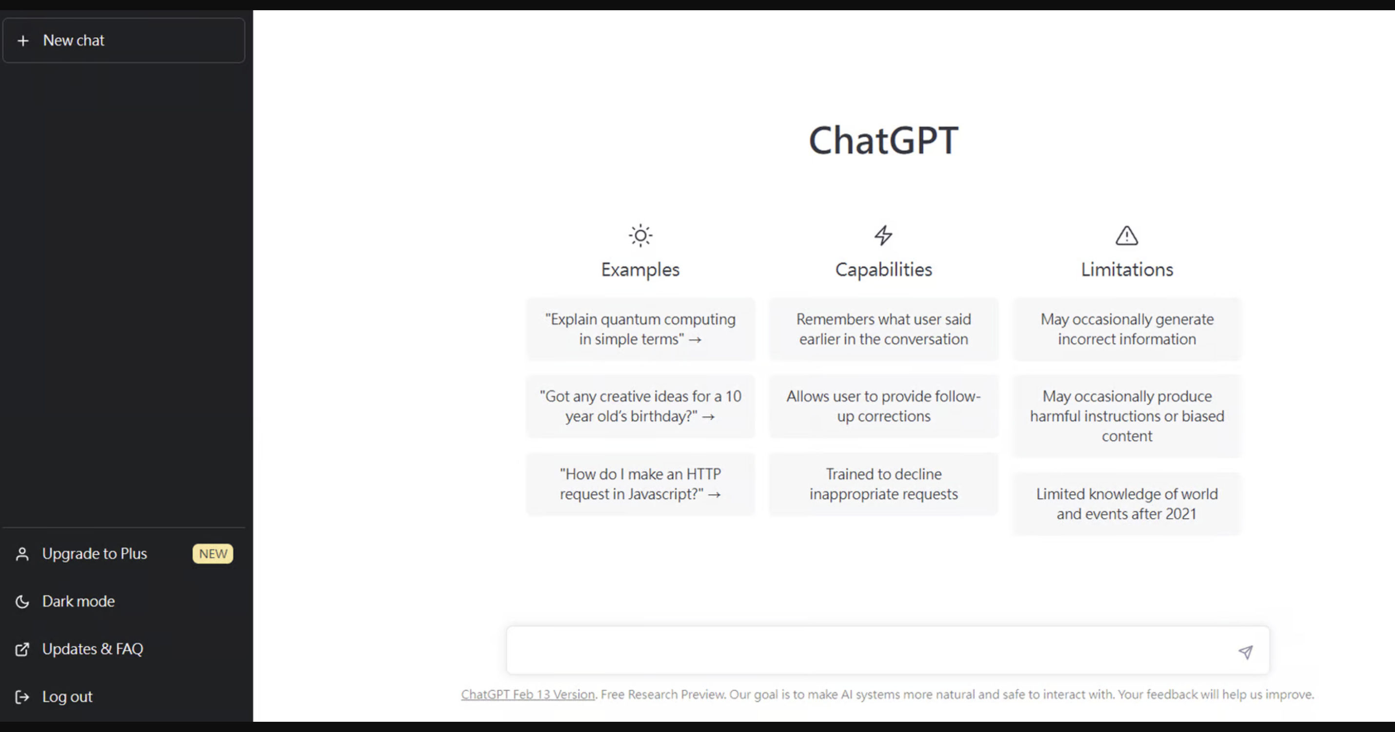 The interface of ChatGPT - the perfect AI voice bot