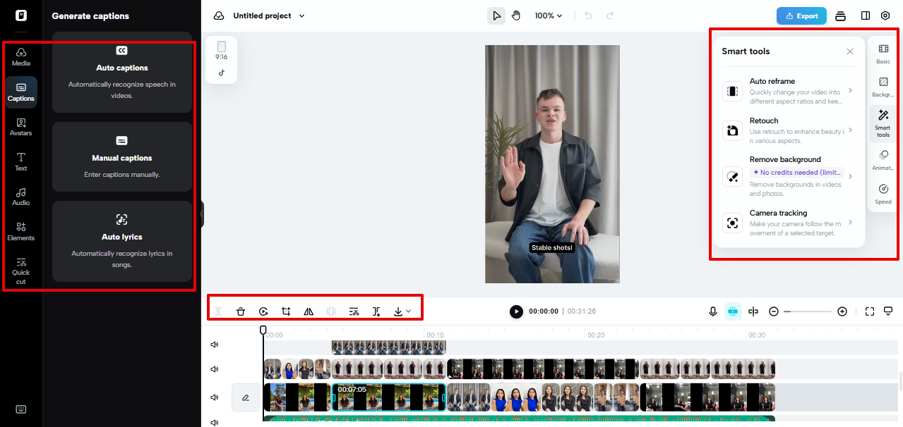 Pippit video editor