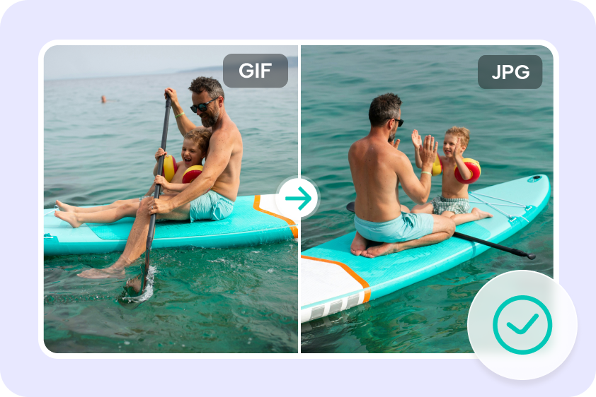Easily turn GIF to JPG in CapCut