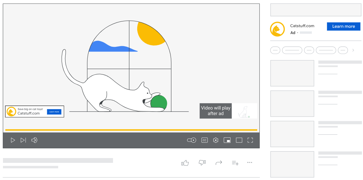 ประเภทของโฆษณาวิดีโอในสตรีมของ YouTube-โฆษณาที่ไม่สามารถข้ามได้