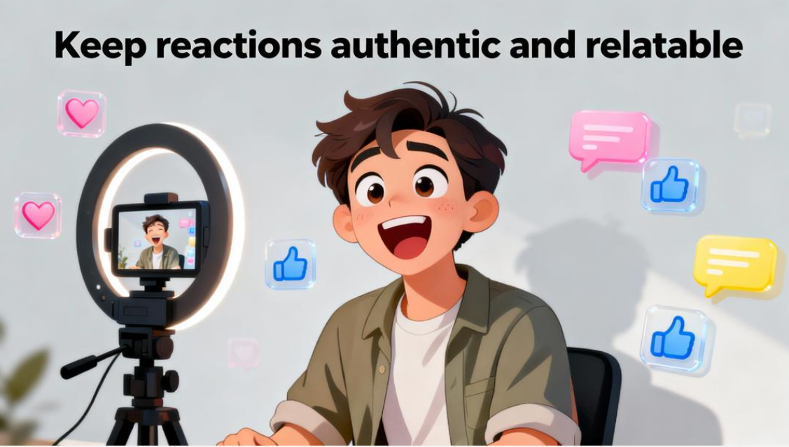Authenticity is everything in reaction videos