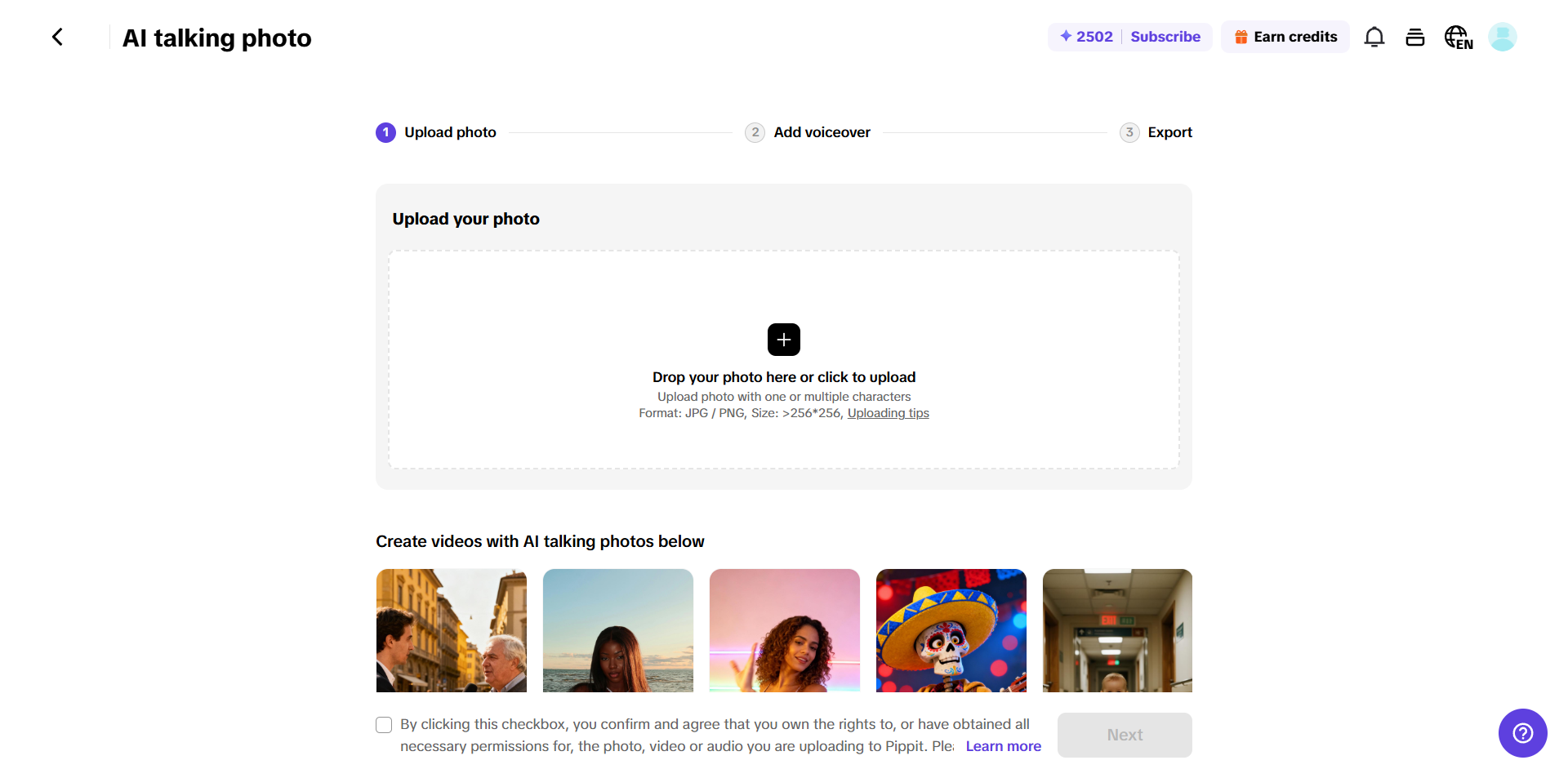 Make your photo talk