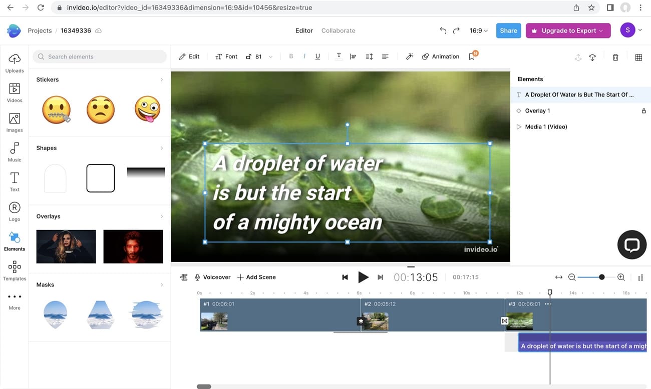 invideo video düzenleyici