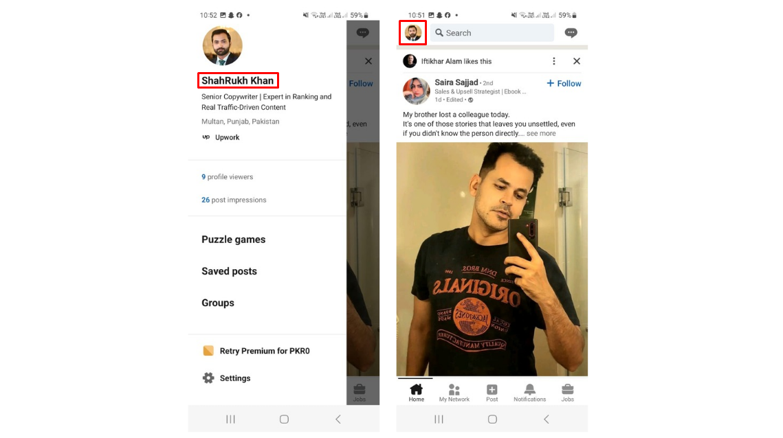 Ver mi perfil