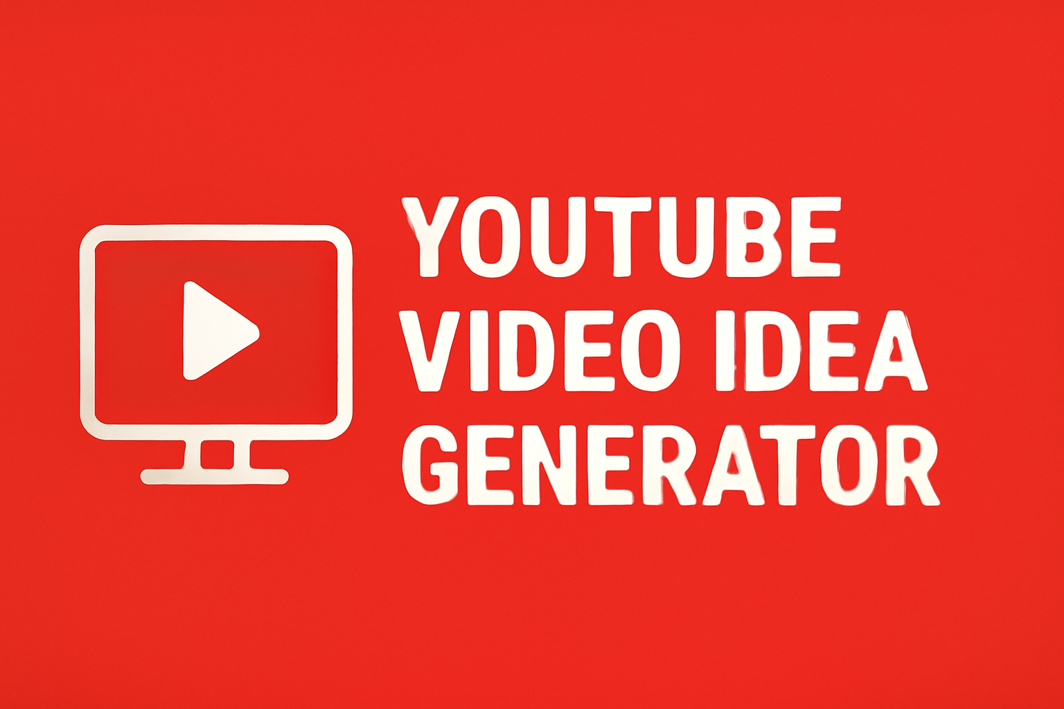 Vad är YouTube videoidégenerator