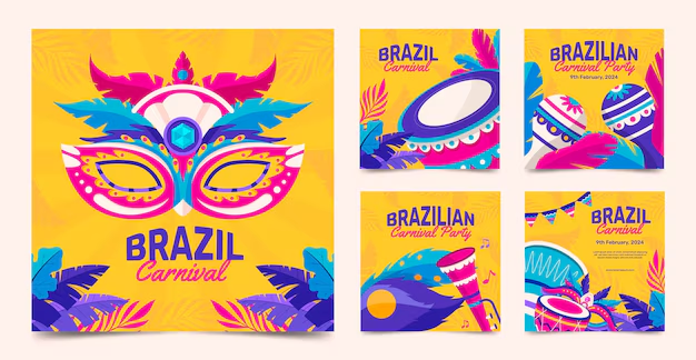 CapCut Online quickly edits a Carnival invitation