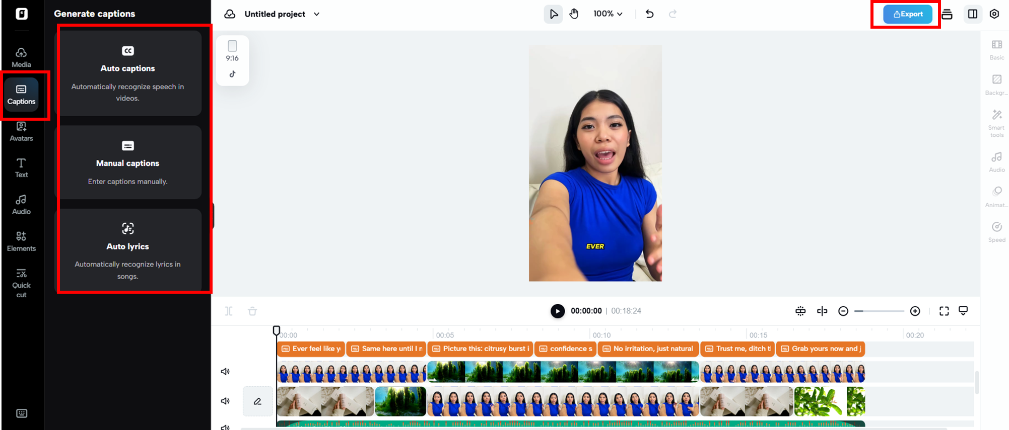 Dokončit a exportovat