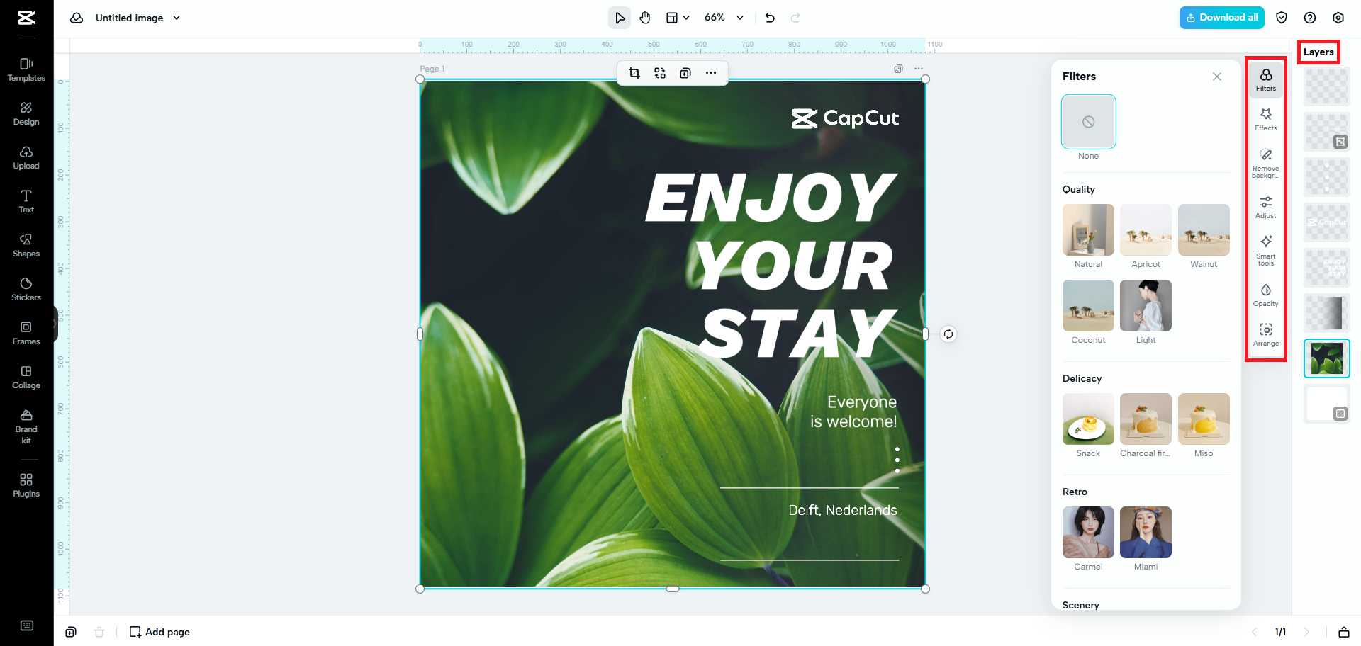 Finalize your edited template