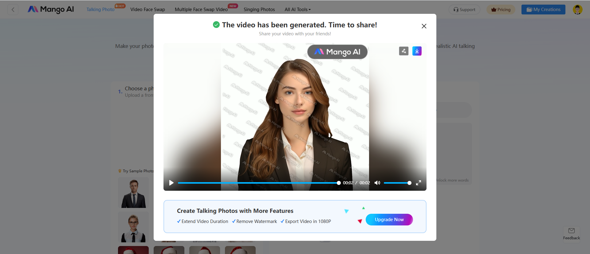 ai foto berbicara generator