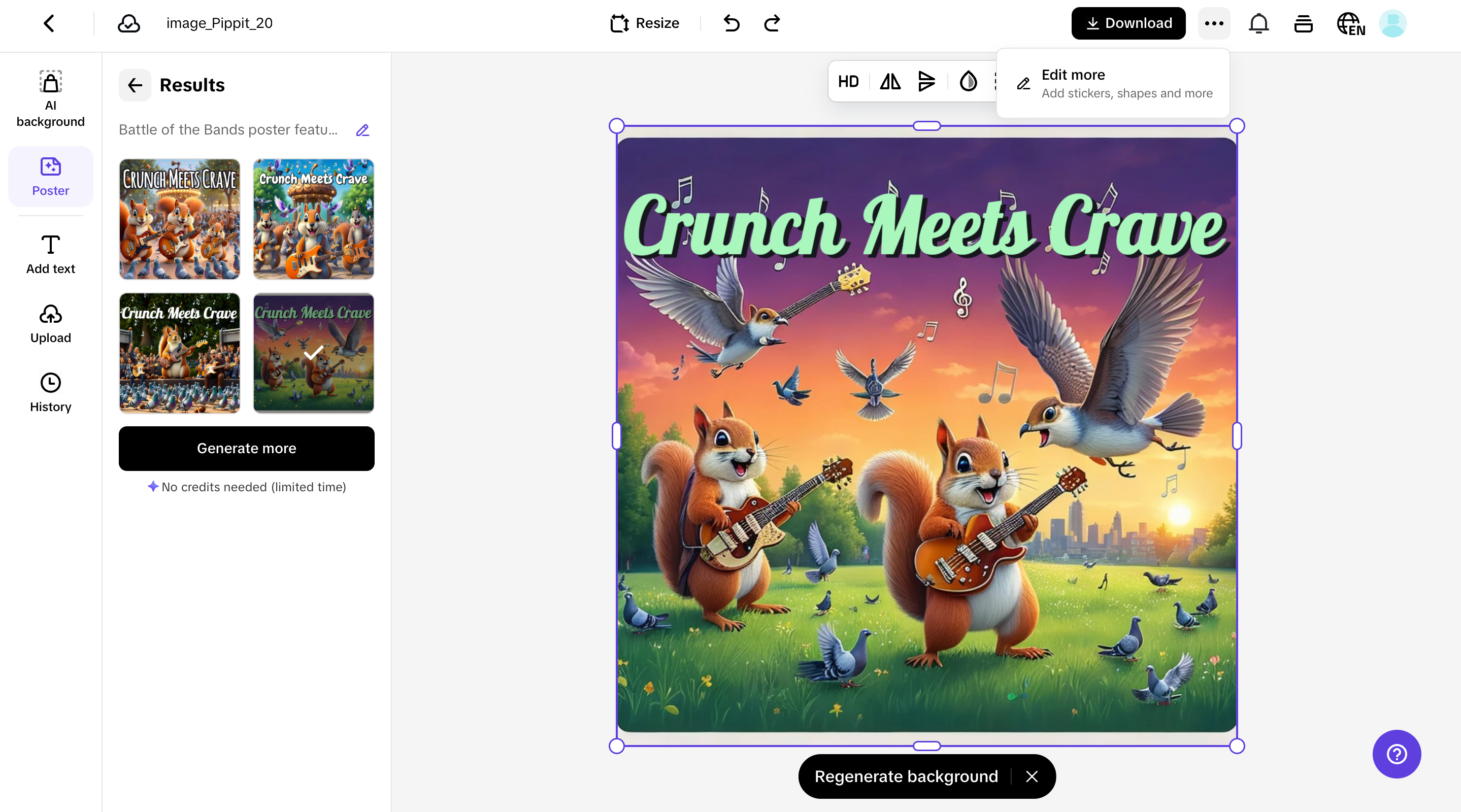 Customize your poster
