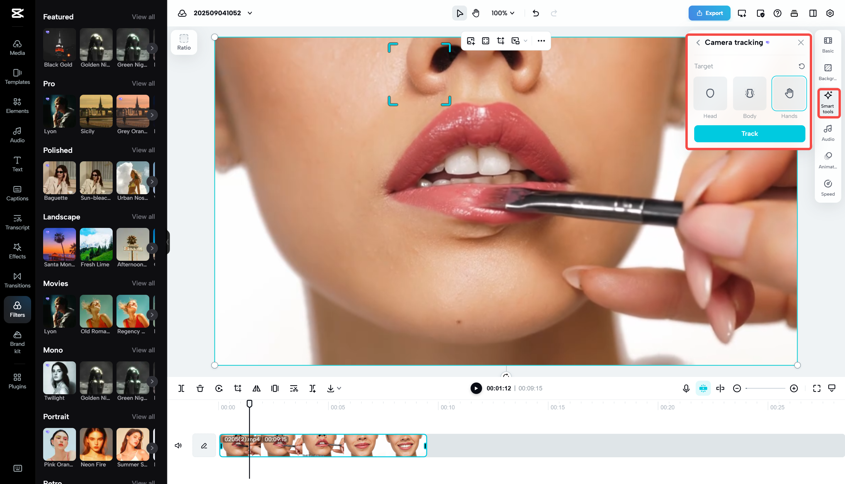 Adicionando música a um vídeo com o CapCut Web