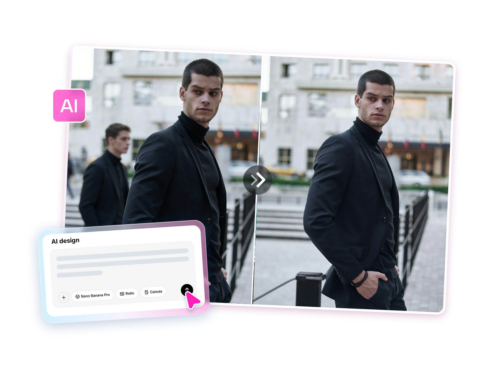 Online AI Background People Remover