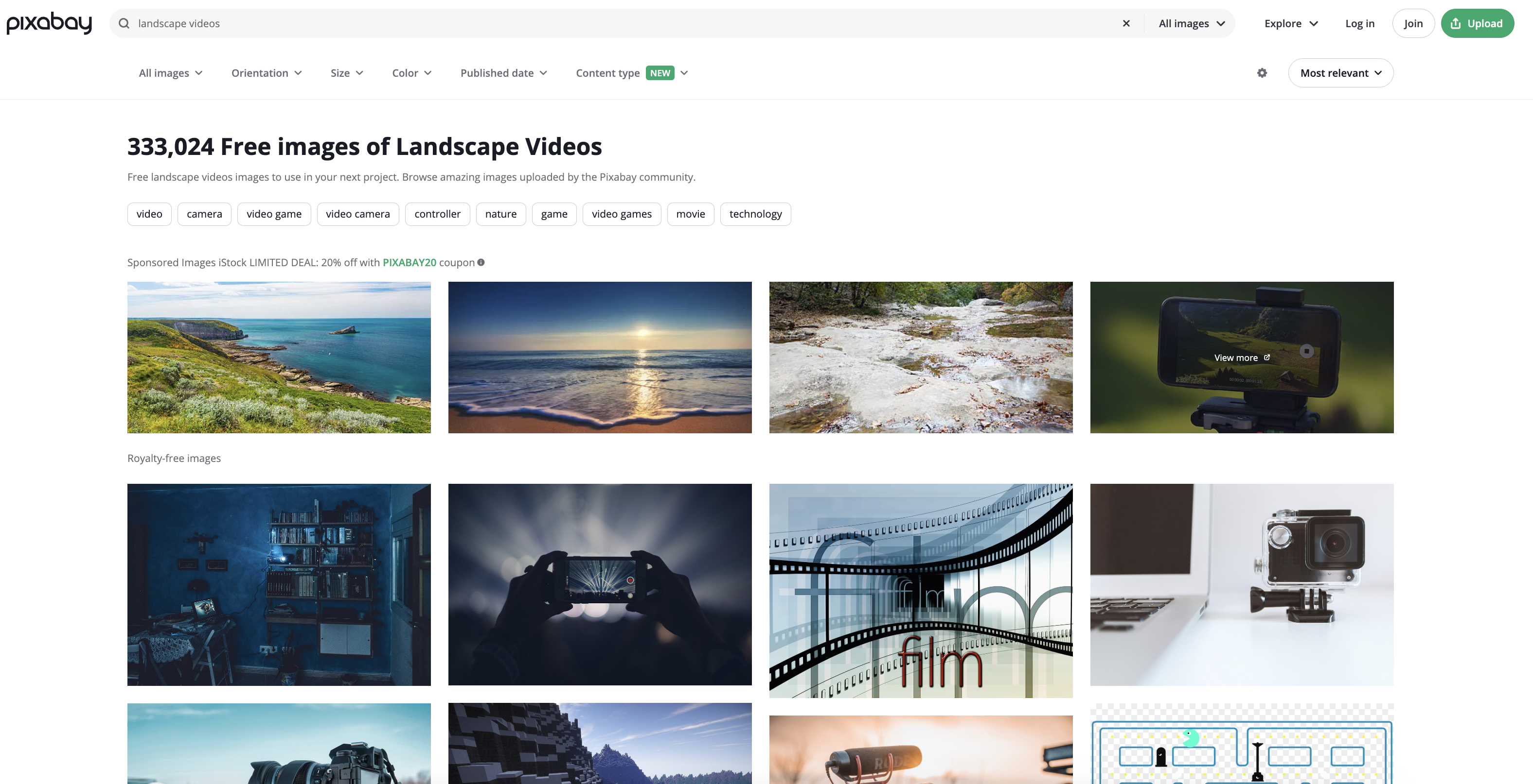 Pexels videos gratis de paisajes