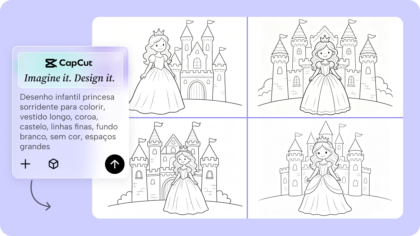 10 Desenhos para Colorir e Imprimir com CapCut