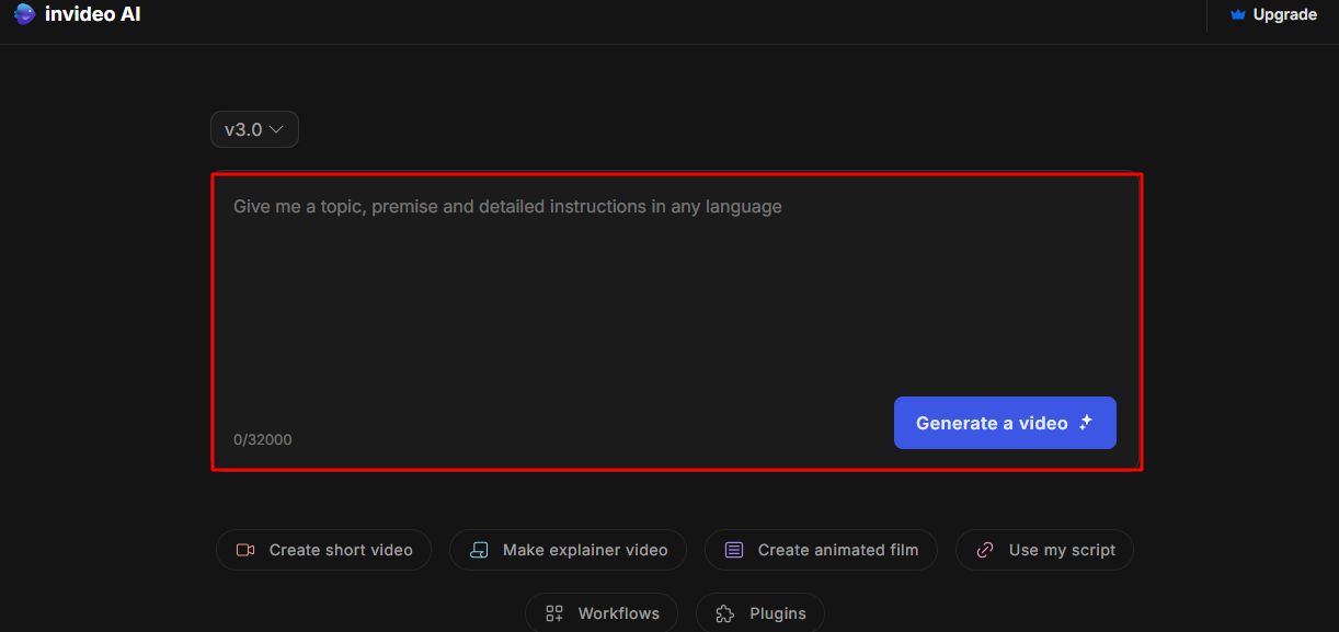 KI-generierte YouTube-Videoaufforderung