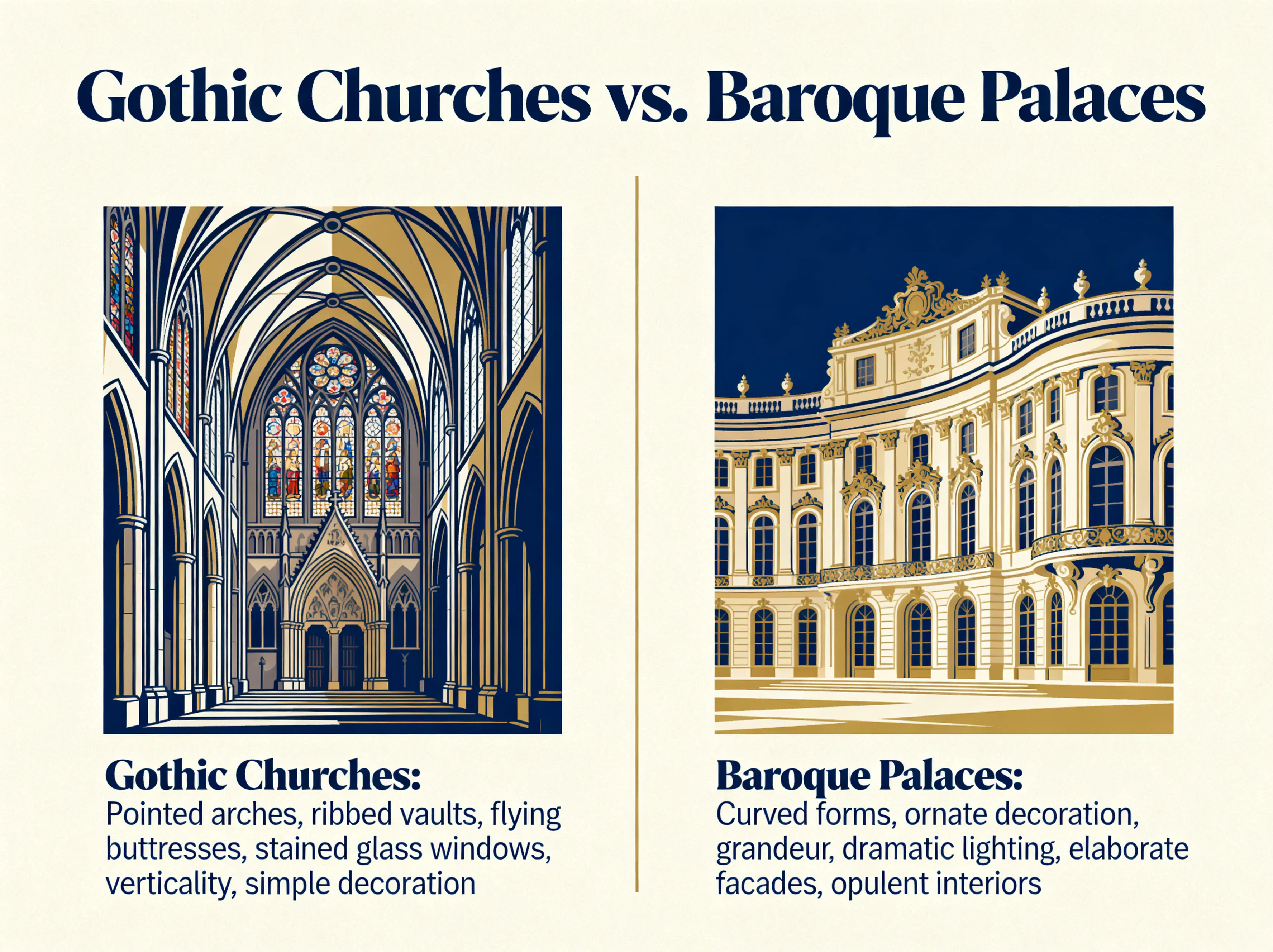 Knowledge-Driven Showcase - Architectural Comparison in Dreamina