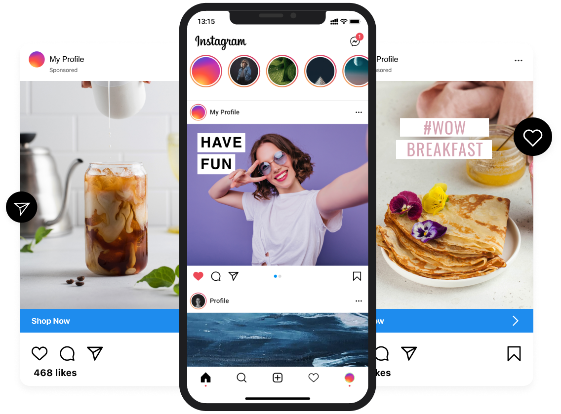 Instagram-Anzeigen
