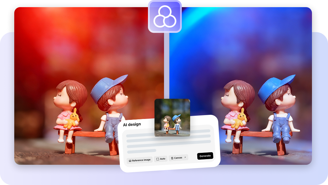 Create lens flare effect with prompts