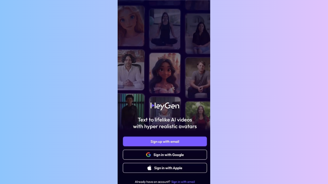 Signup or login