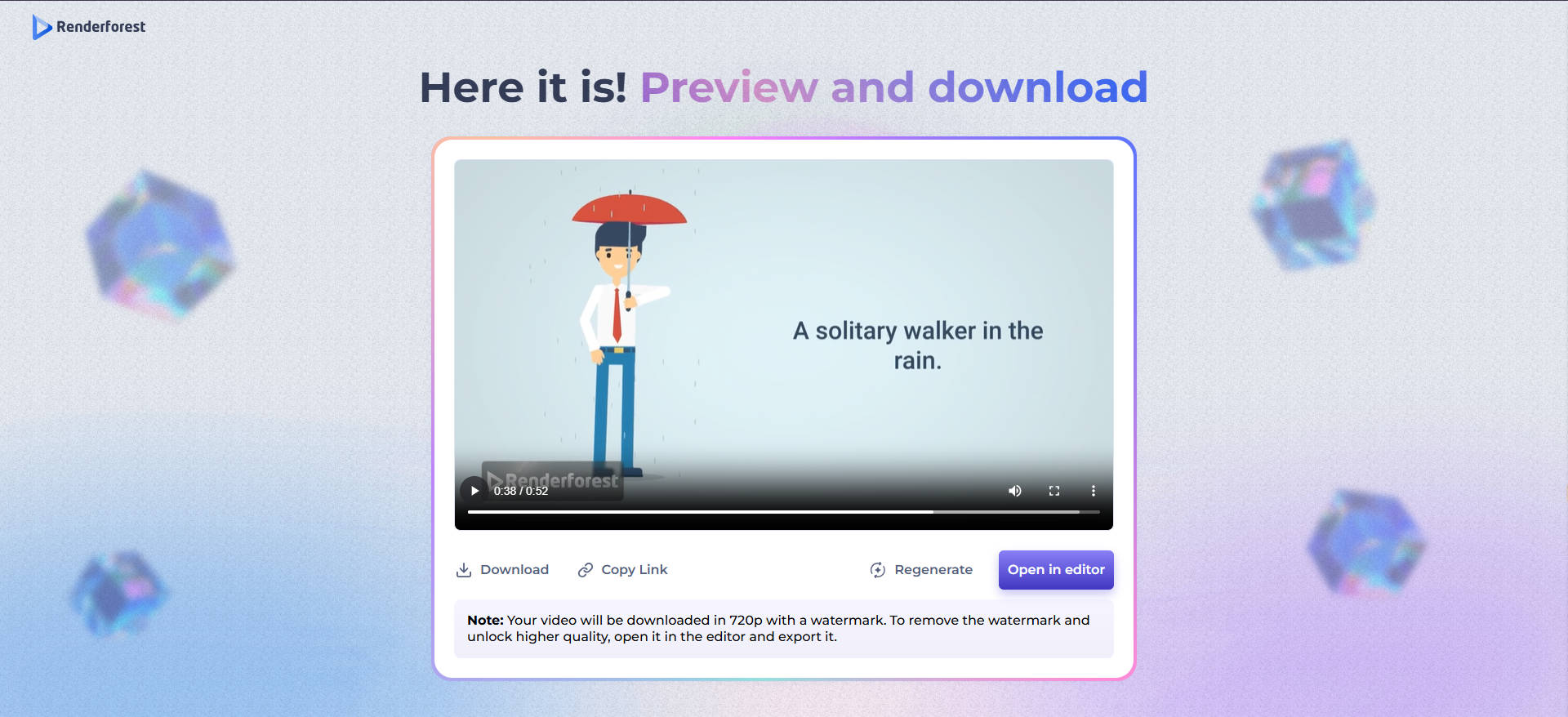 script to ai animation video