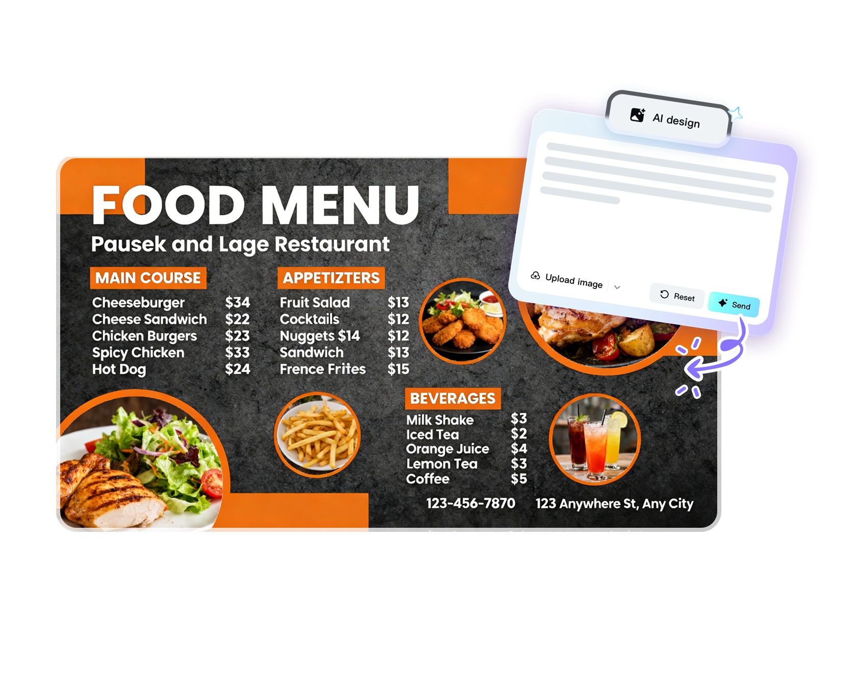 генератор меню ai