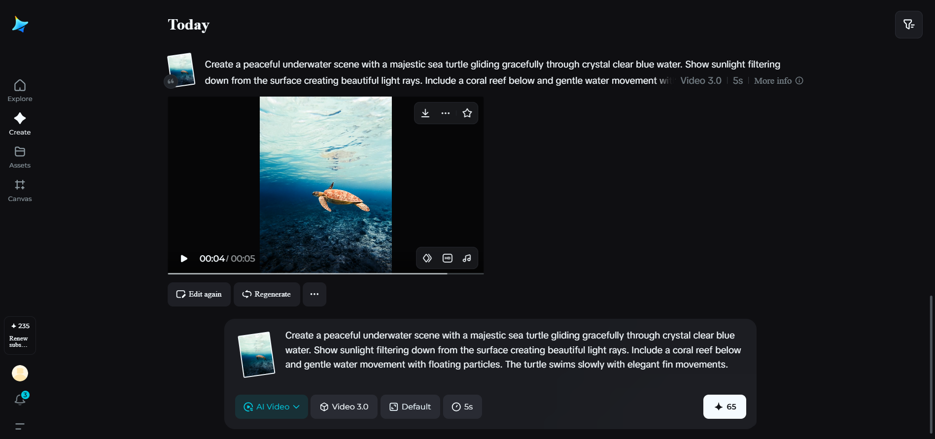 free ai faceless video generator