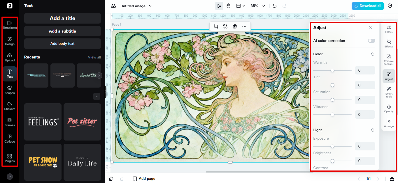 Pippit фоторедактор