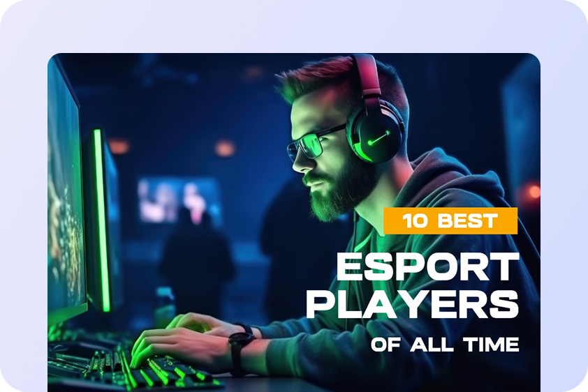 Custom 3D gaming avatar for eSports and tournaments