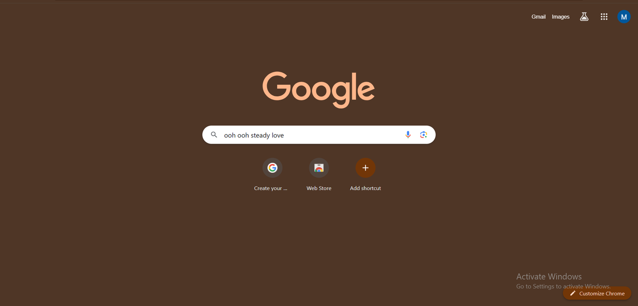 ابحث عن أغنية باستخدام كلمات الأغاني الرئيسية على الصفحة الرئيسية لـ Google.