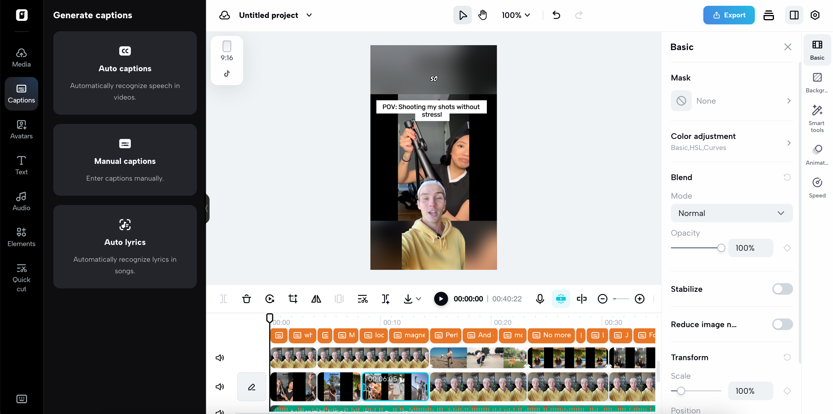 Further refine your video
