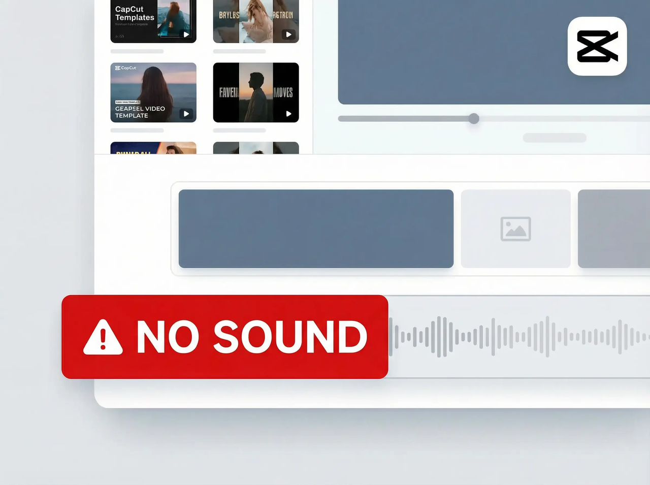 no sound template