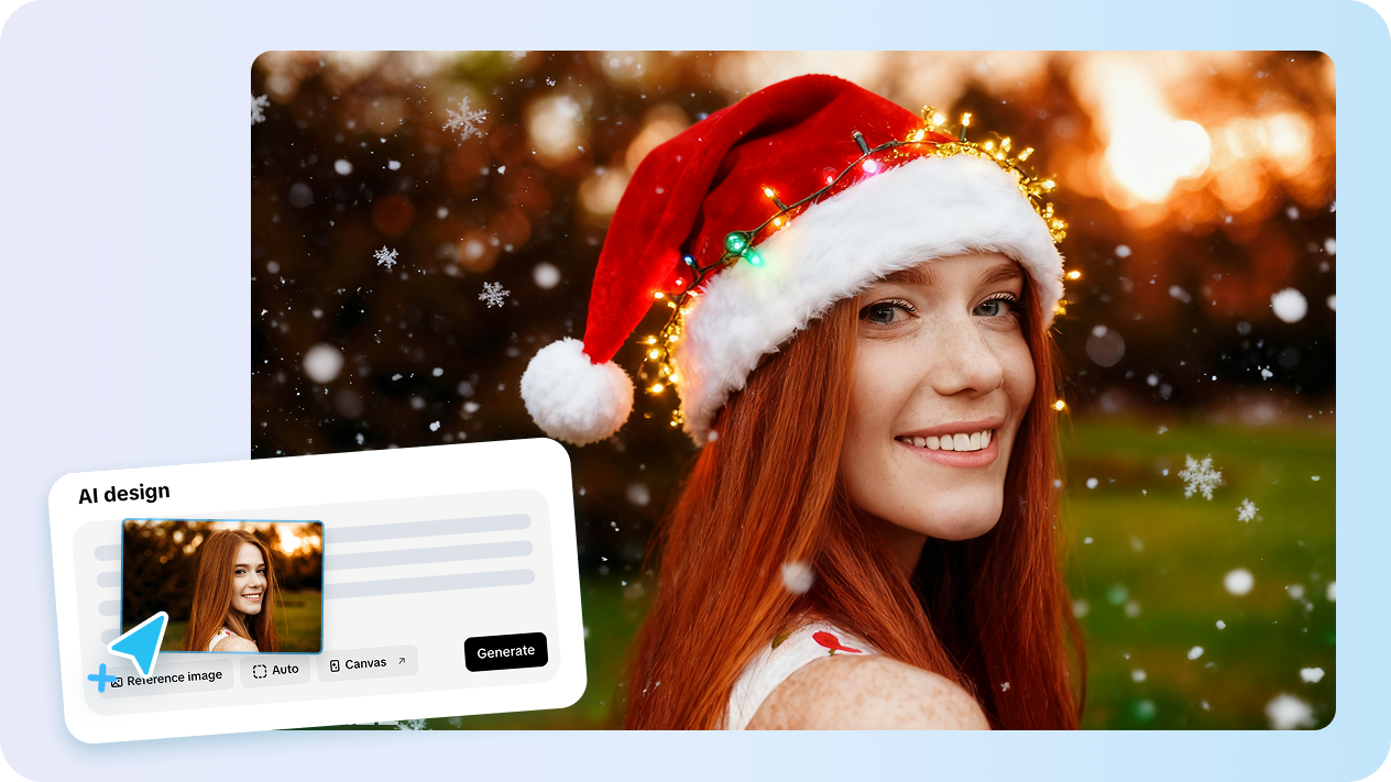 Turn any photo into Christmas magic