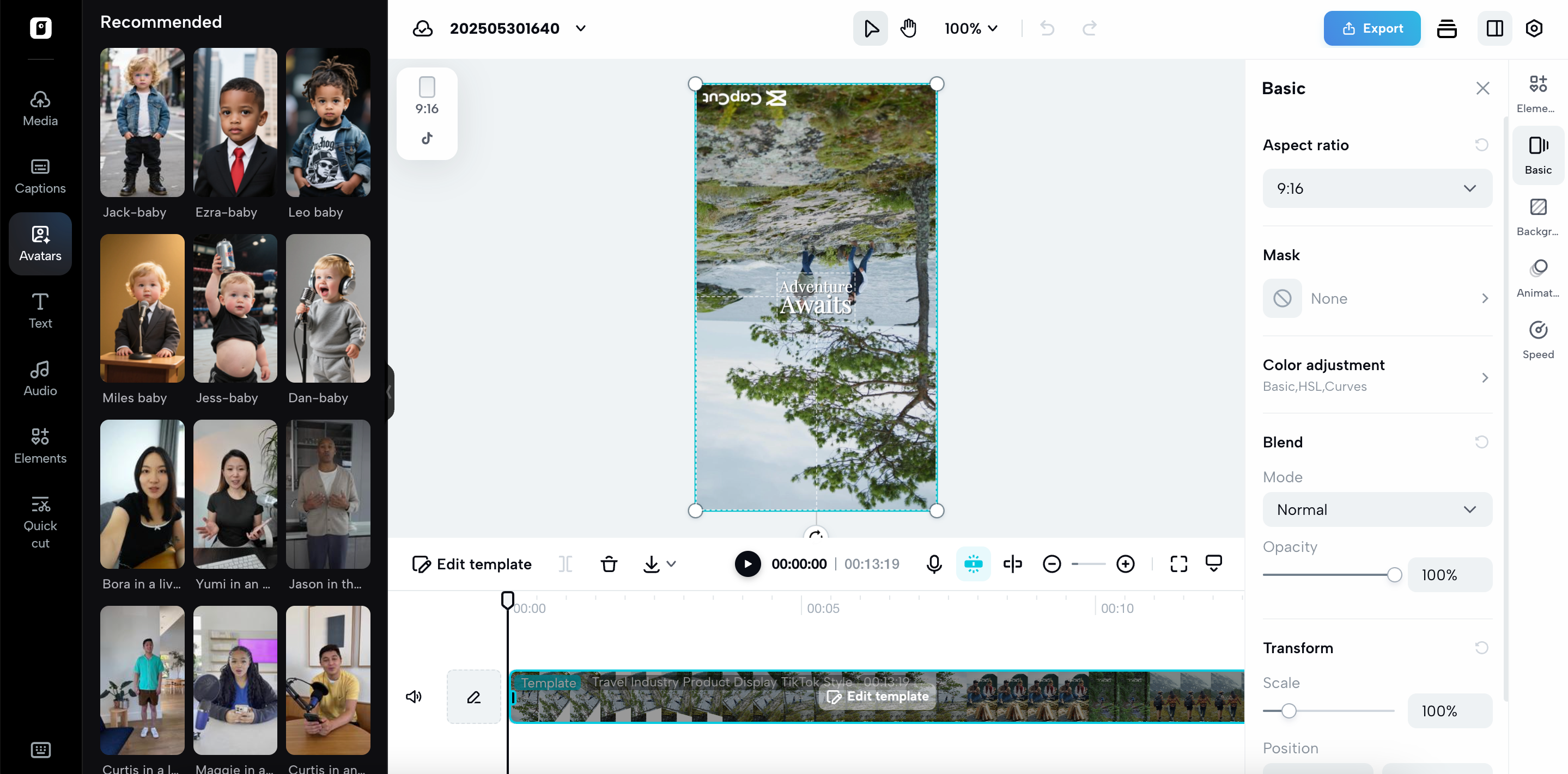 Edit and personalize the ad