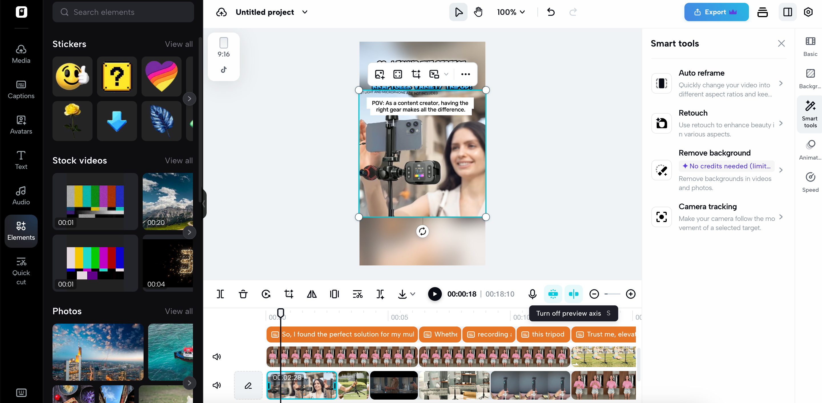 AI editing and customization
