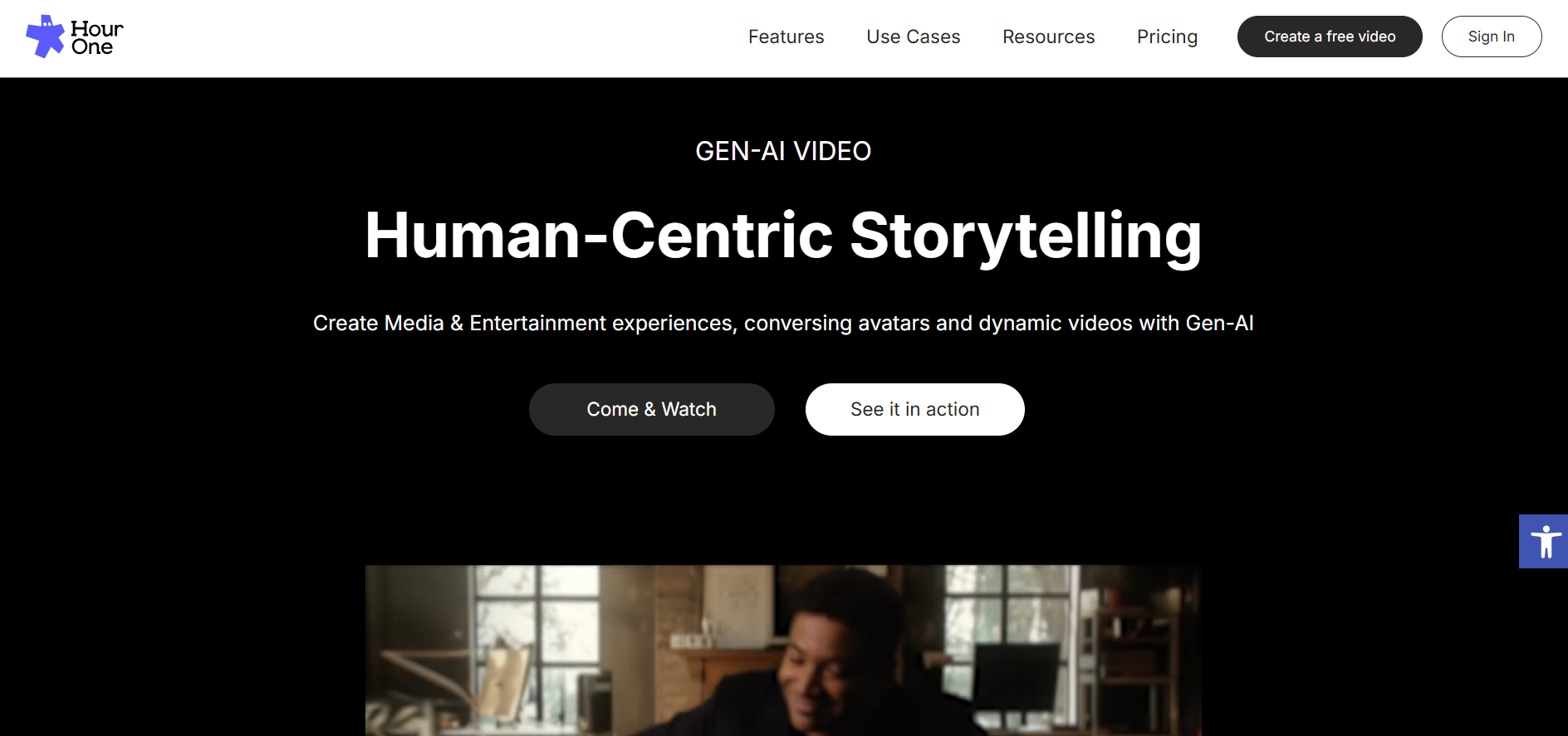 Hour One AI human generator