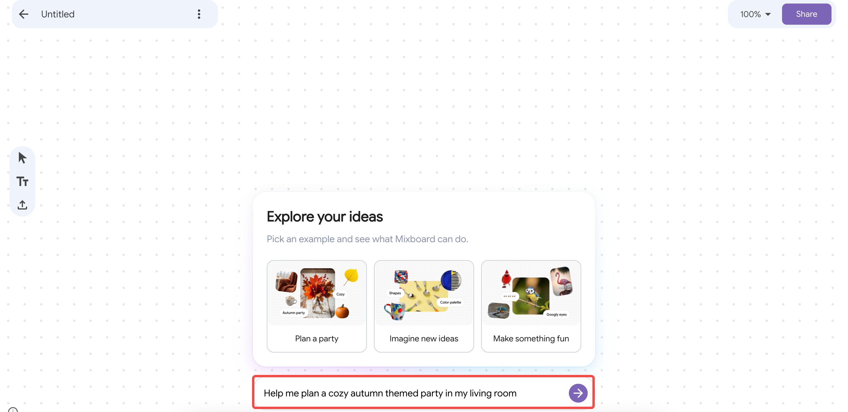 Hasilkan reka bentuk anda