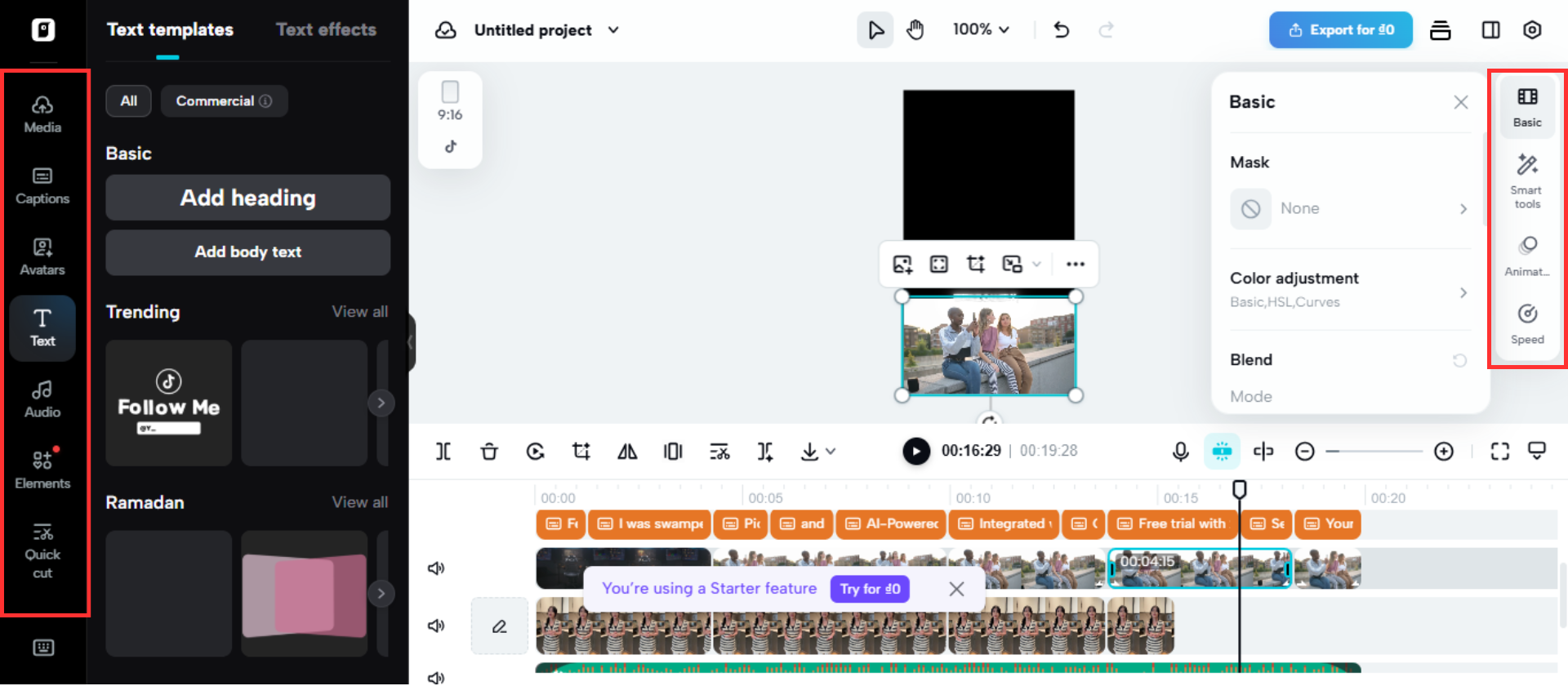 Edit your video