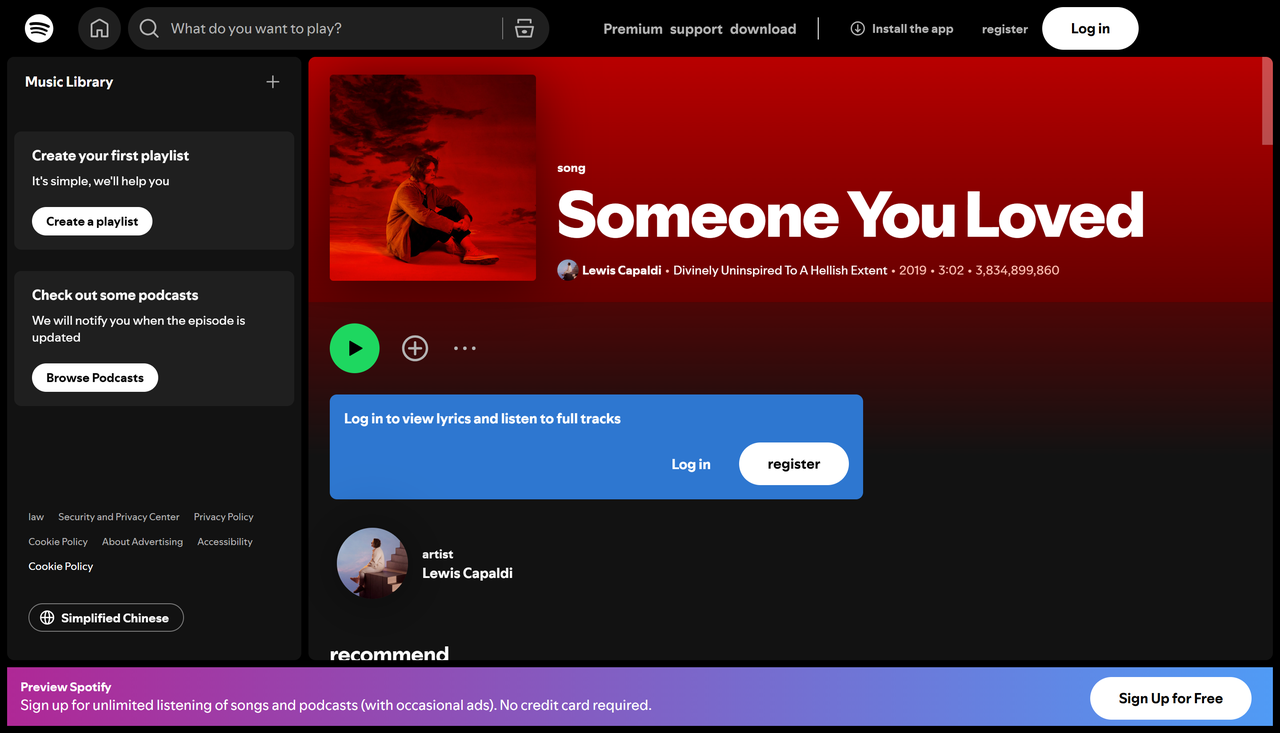 Jemand, den Sie geliebt haben - Lewis Capaldi