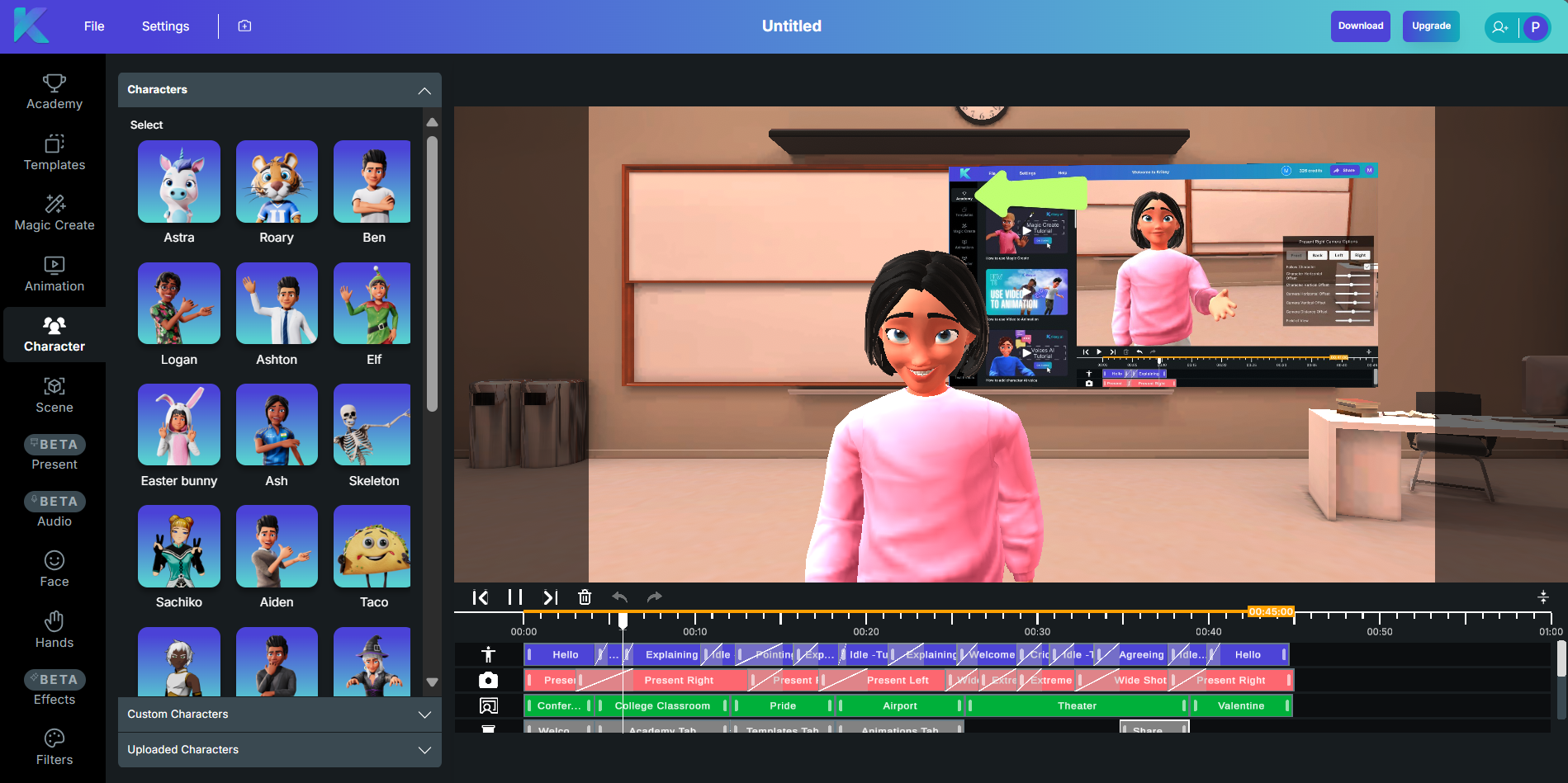 3D anime character creator app