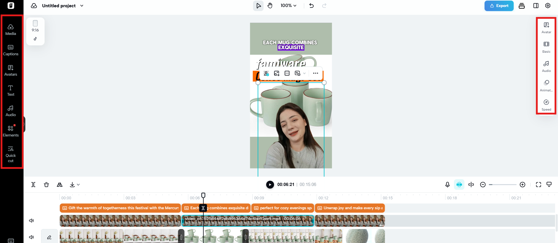 Edit more to refine the video