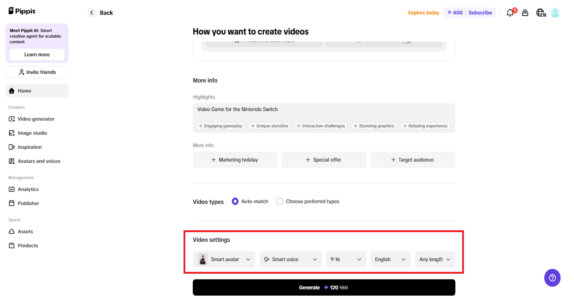Explore the Video Settings option