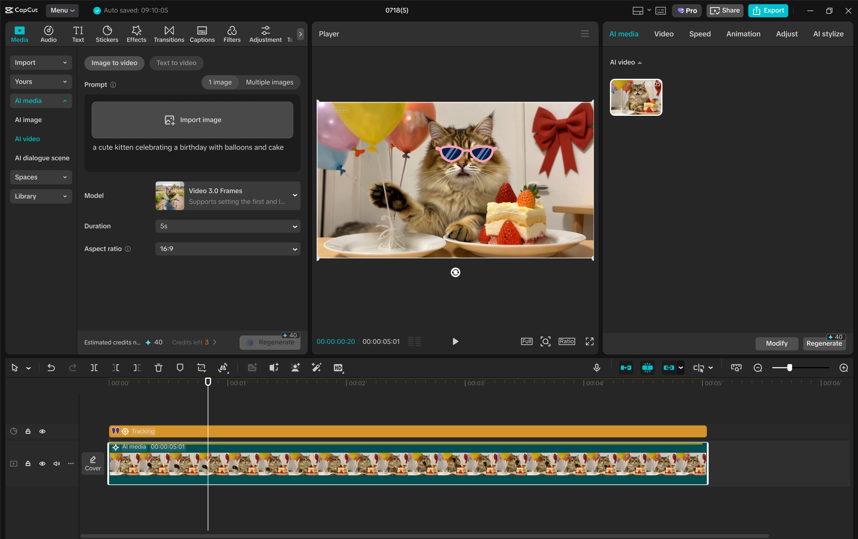 Schnittstelle des CapCut Desktop-Video-Editors - eine schnellere Möglichkeit, Bilder in Videos zu konvertieren