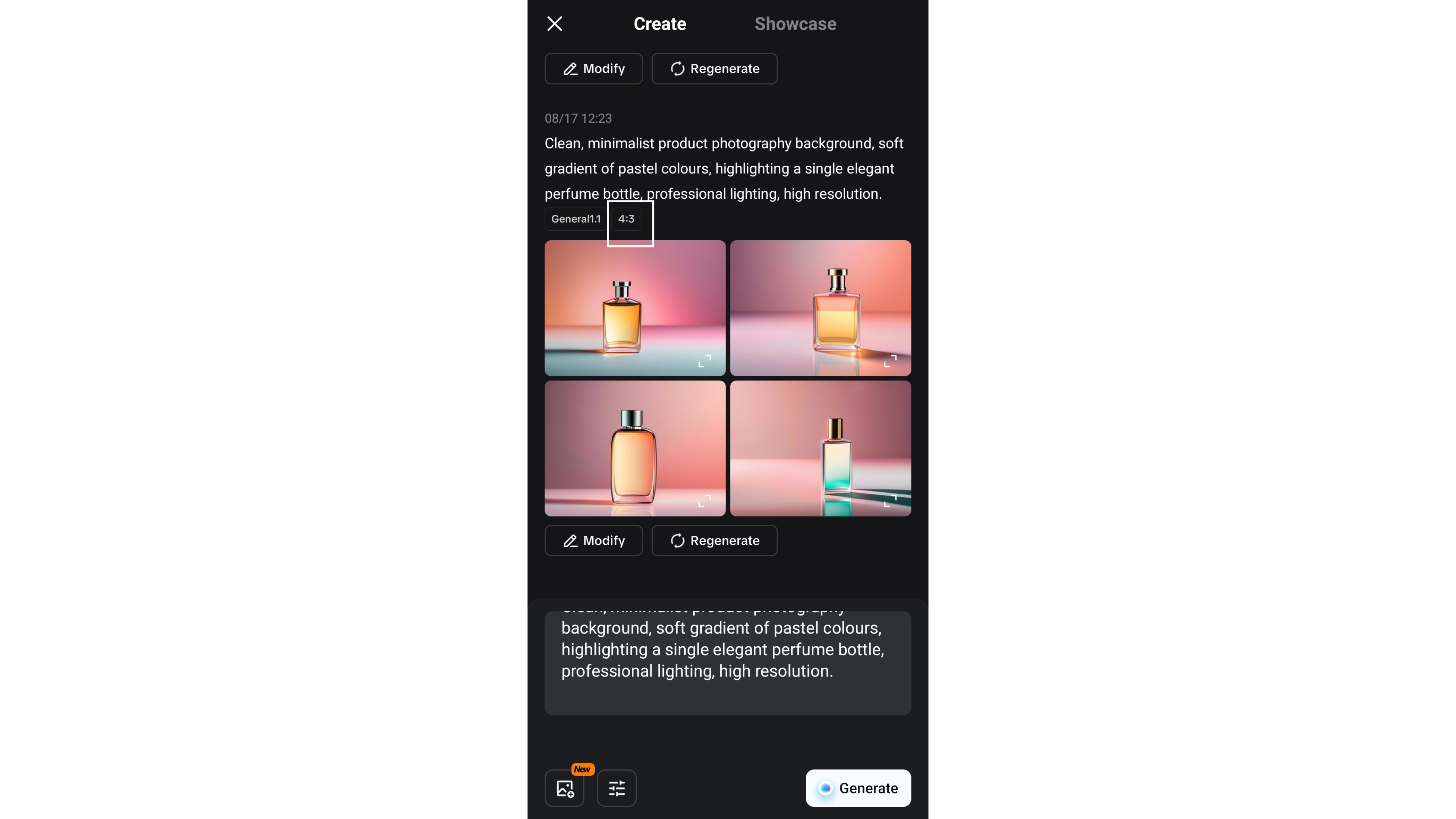 AI image generator app free — Product Marketing Showcase