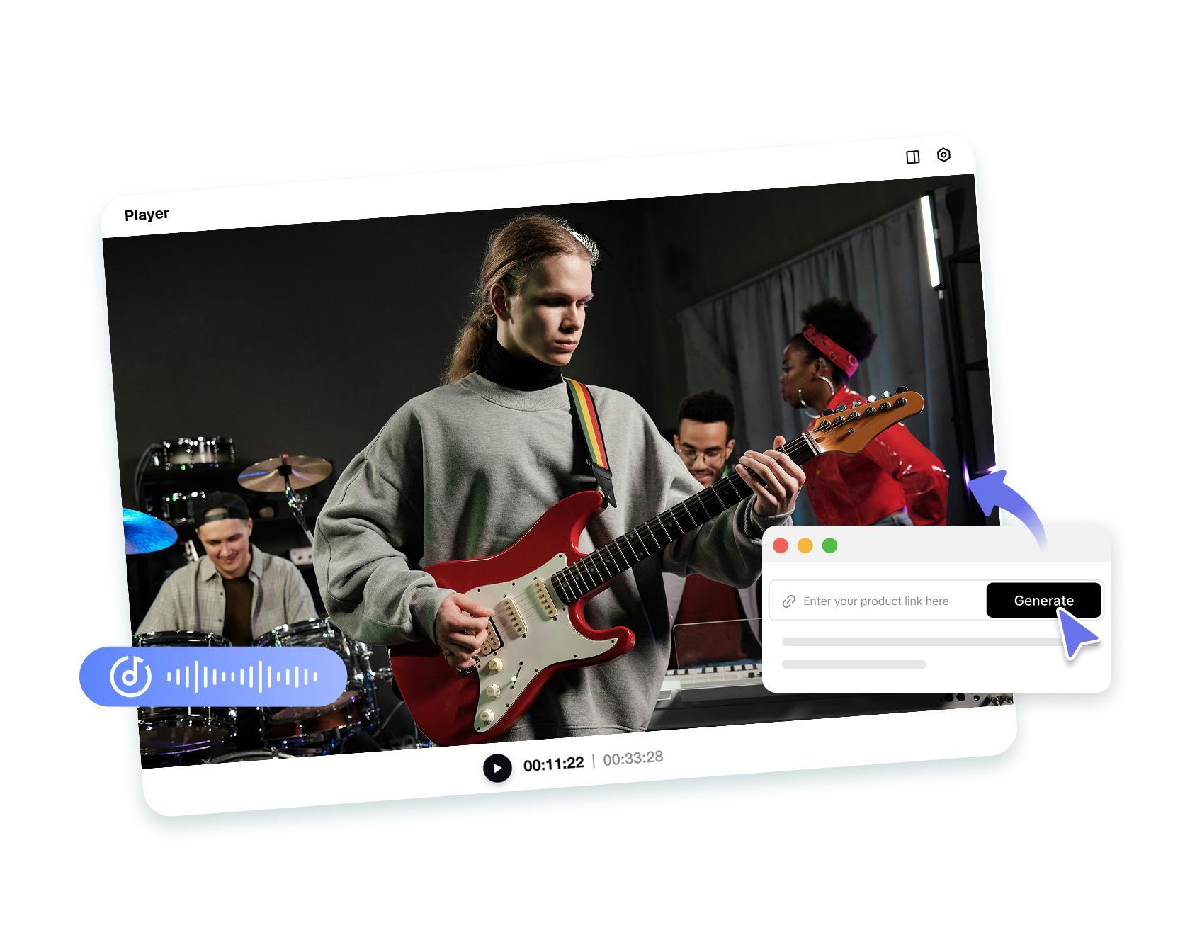video creator with music