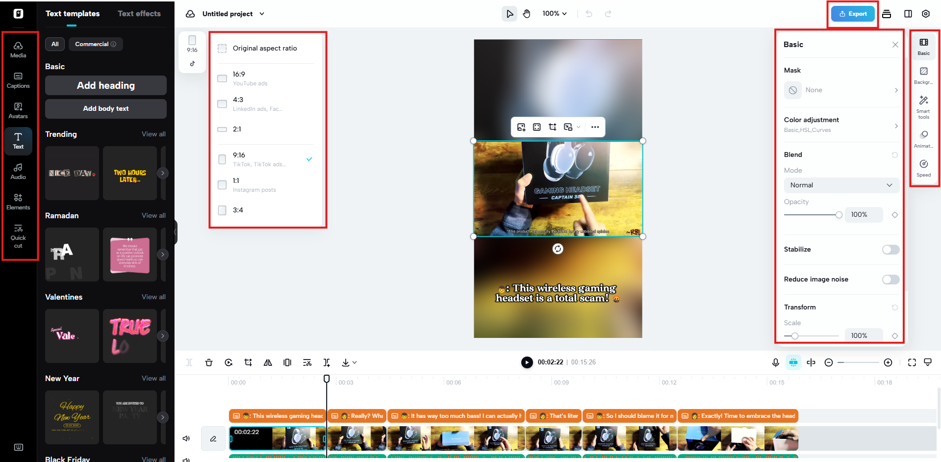 Advanced video interface